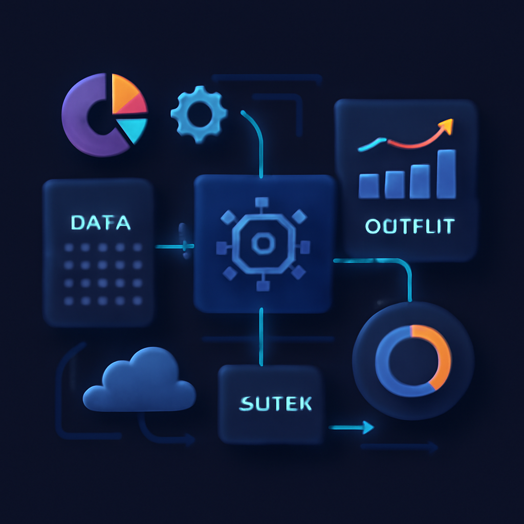 AI automation pipeline diagram