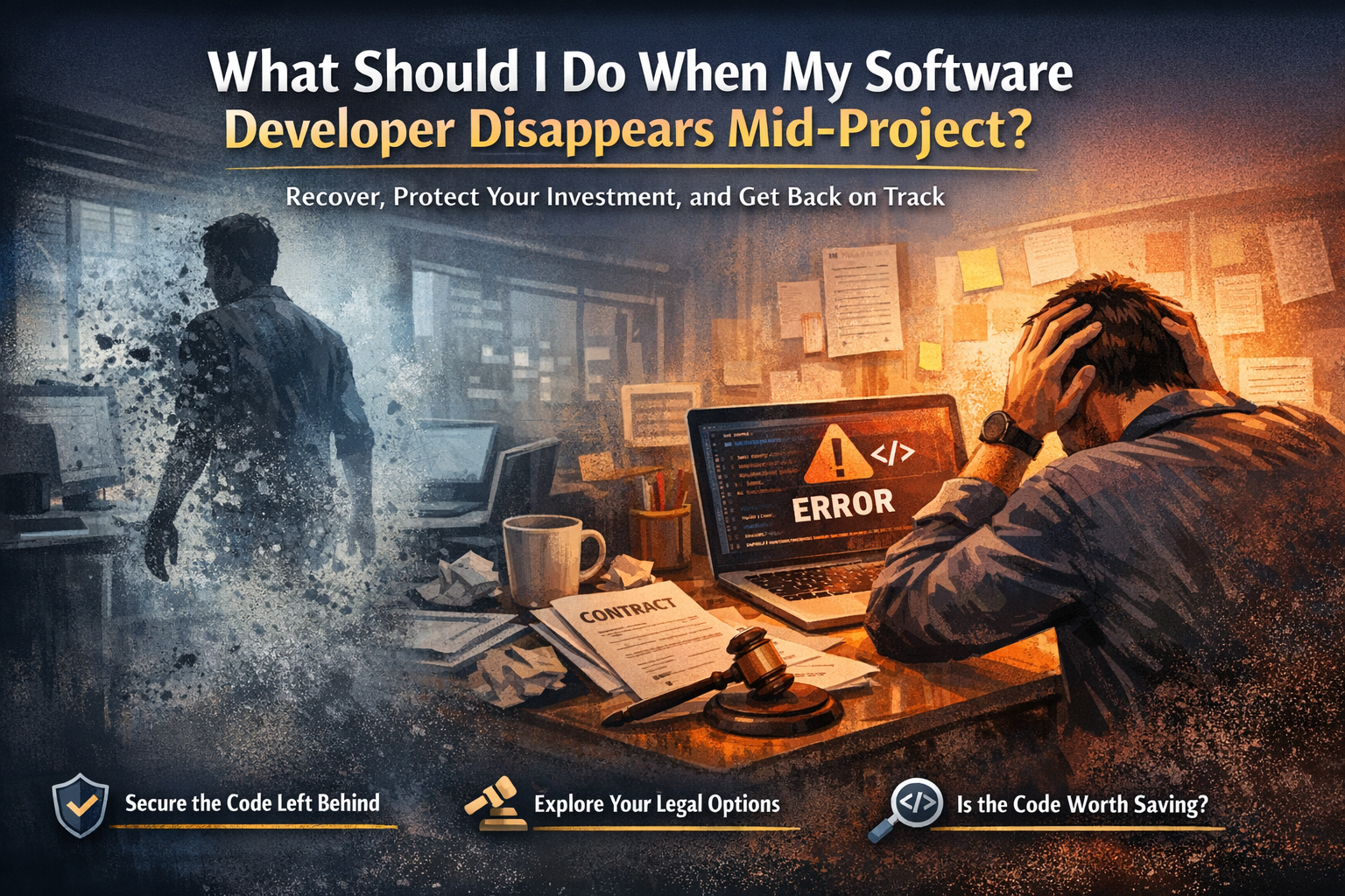 Developer disappearing