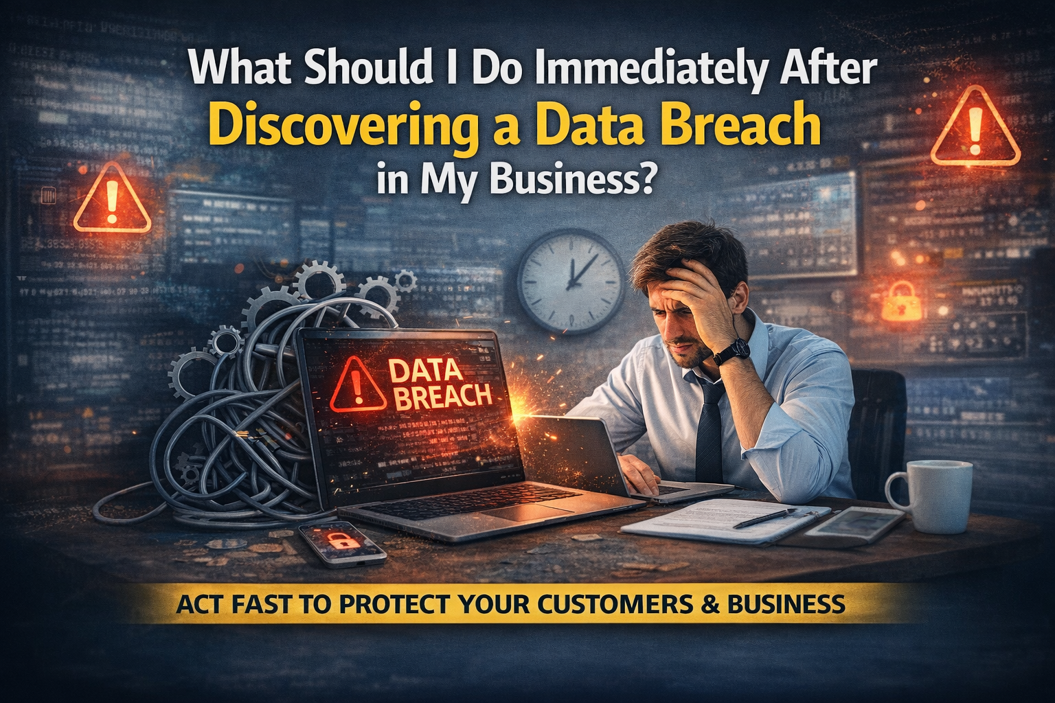 Handling a data breach in business