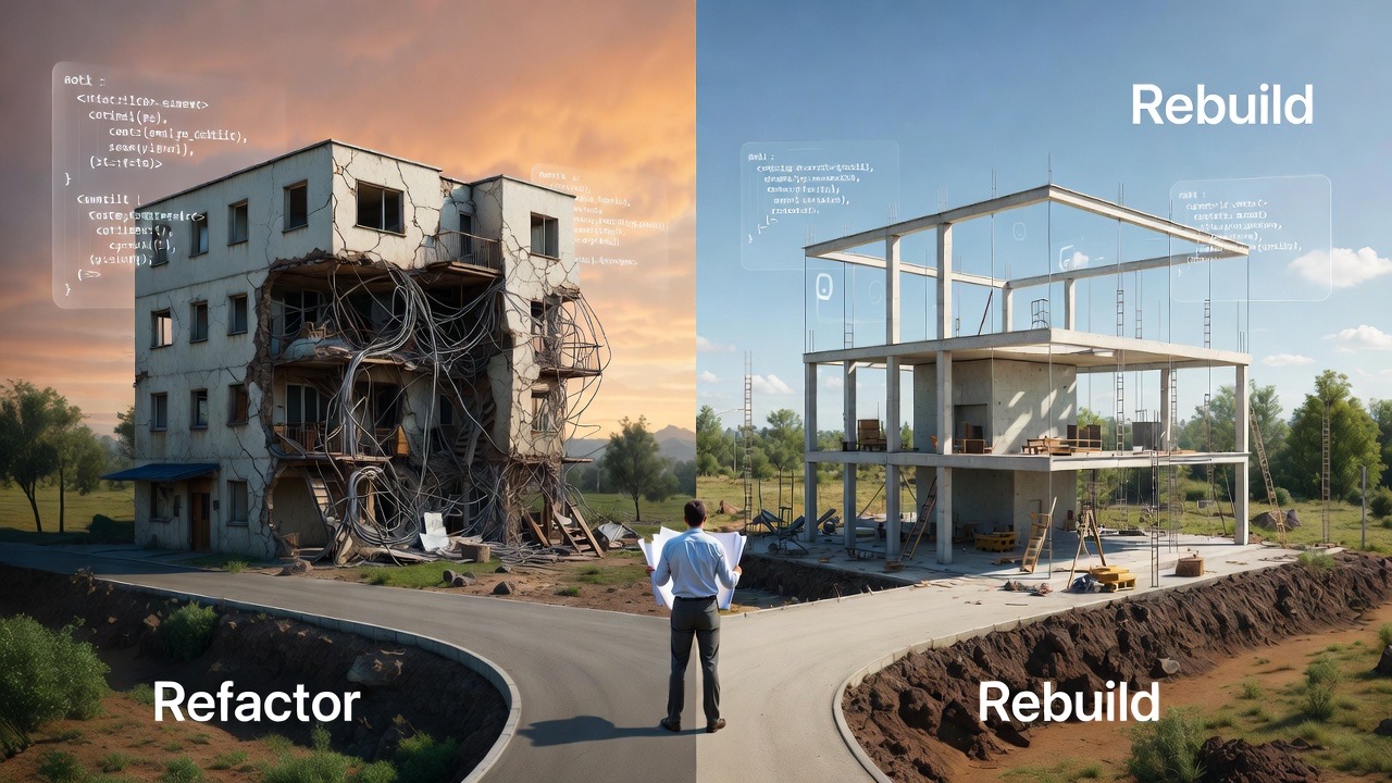 When Should You Rebuild vs Refactor Your Software