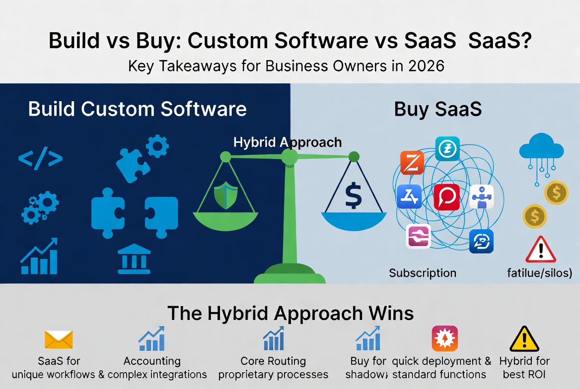 Build Custom Software or Buy SaaS? A Decision Framework