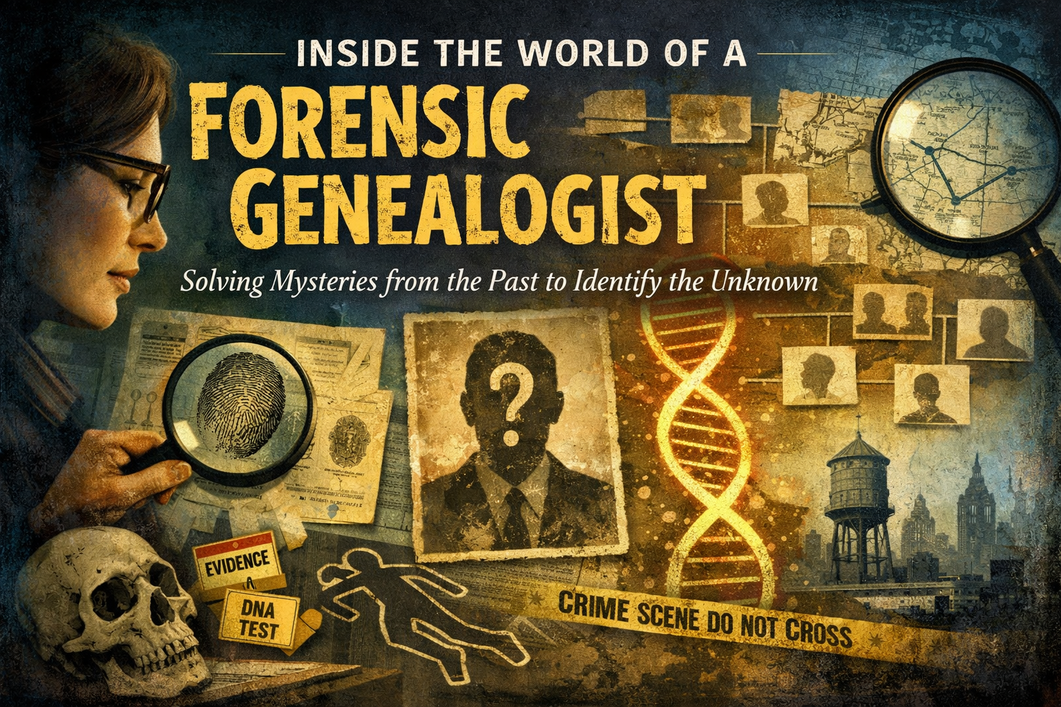 Forensic genealogist uncovering hidden truths