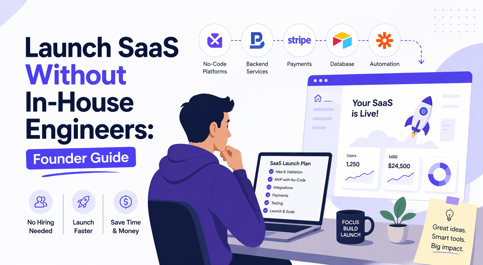 Launch without engineers SaaS success