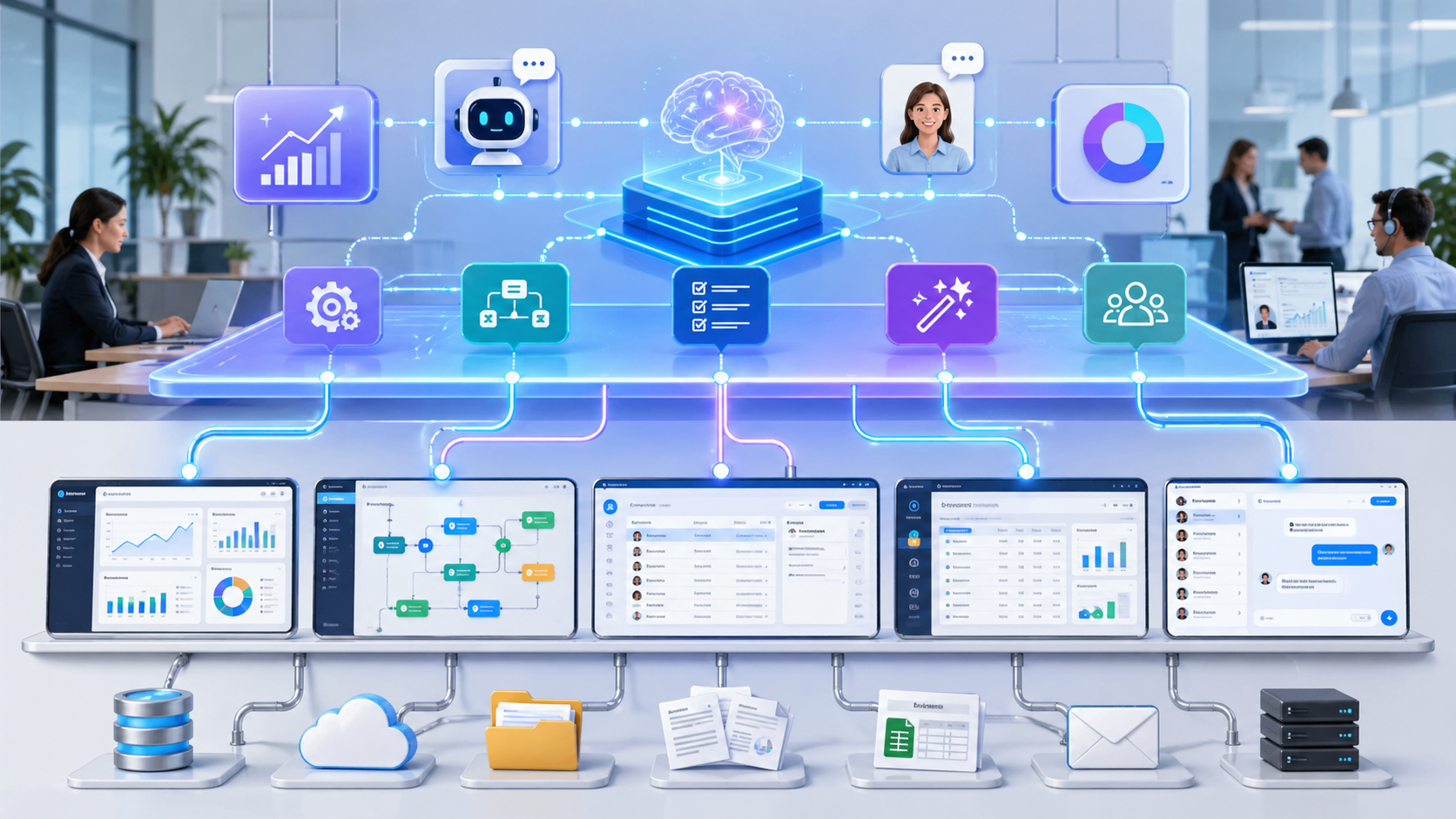 AI driven business automation in action