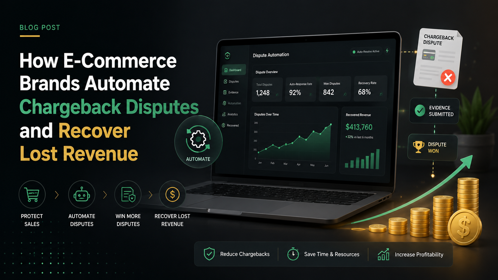 Automating chargebacks and boosting revenue